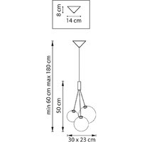 Подвесная люстра Lightstar Sferetta 801030 - Превью изображения №7 — Интернет-магазин Time-Shop