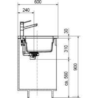 Кухонная мойка Franke Kubus 2 KNG 110-52 125.0528.614 (белый) - Превью изображения №4 — Интернет-магазин Time-Shop