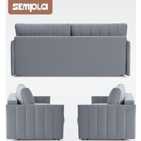 Диван Sempla Пекин (мора серый) - Превью изображения №6 — Интернет-магазин Time-Shop