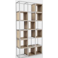 Hype Mebel Грос 105x175 (белый/дуб галифакс натуральный)