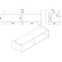  ЗОВ Полка Кито 120 SKA120 (аттик) - Превью изображения №4 — Интернет-магазин Time-Shop