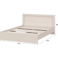 Кровать NN мебель Калипсо 160x200 (меланж) - Превью изображения №4 — Интернет-магазин Time-Shop