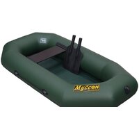 Гребная лодка Муссон S-190 с гребками (зеленый) - Превью изображения №6 — Интернет-магазин Time-Shop