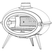 Свободностоящая печь-камин Invicta Brio 6481-44 - Превью изображения №3 — Интернет-магазин Time-Shop