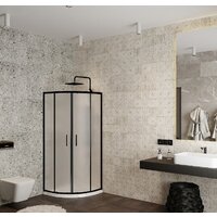 Душевой уголок Roxen Santi 55020-90BC 90х90 (матовое стекло) - Превью изображения №5 — Интернет-магазин Time-Shop