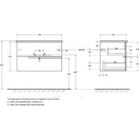  Cezares Тумба под умывальник DUET-N-800-2C-SO-GR-P - Превью изображения №10 — Интернет-магазин Time-Shop