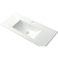  ЗОВ Тумба с умывальником Парма 100 P100LWP0MWMC1B-OL100 (белый матовый) - Превью изображения №3 — Интернет-магазин Time-Shop