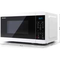 Микроволновая печь Sharp YC-MS02E-S - Превью изображения №2 — Интернет-магазин Time-Shop