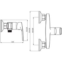Смеситель Damixa Eclipse 482000000 - Превью изображения №4 — Интернет-магазин Time-Shop
