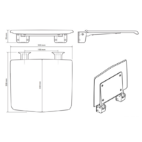 Сиденье для душа Bemeta 203025074 - Превью изображения №2 — Интернет-магазин Time-Shop