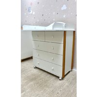 Детский комод Incanto Nuvola 800/5 (белый/бук) - Превью изображения №10 — Интернет-магазин Time-Shop
