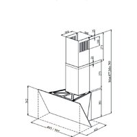 Кухонная вытяжка Monsher Astra 60 Noir - Превью изображения №4 — Интернет-магазин Time-Shop