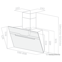 Кухонная вытяжка Elica Majestic BL/A/90 [PRF0116967] - Превью изображения №5 — Интернет-магазин Time-Shop