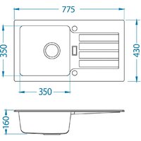 Кухонная мойка Alveus Niagara 30 1123011 - Превью изображения №3 — Интернет-магазин Time-Shop