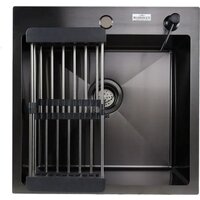 Кухонная мойка MARRBAXX B5050-R B5050-MR (графит) - Превью изображения №6 — Интернет-магазин Time-Shop