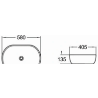 Умывальник Mexen Agota MEX-22025866 - Превью изображения №2 — Интернет-магазин Time-Shop