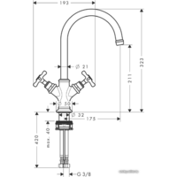 Смеситель Axor Montreux 16502000 - Превью изображения №2 — Интернет-магазин Time-Shop