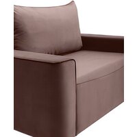 Диван Krones Клио (велюр, кофейно-коричневый) - Превью изображения №4 — Интернет-магазин Time-Shop