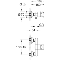 Смеситель Grohe BauEdge 23333000 - Превью изображения №2 — Интернет-магазин Time-Shop