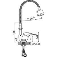 Смеситель Ledeme L4368-B - Превью изображения №2 — Интернет-магазин Time-Shop
