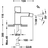 Смеситель Tres Cuadro 00712001 - Превью изображения №2 — Интернет-магазин Time-Shop