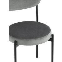 Стул Stool Group Бриф vd-brief-b29 P (велюр темно-серый) - Превью изображения №4 — Интернет-магазин Time-Shop