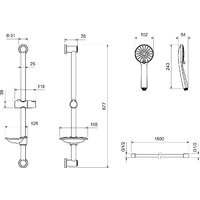 Душевой гарнитур  Aquatek Бетта AQ2013MB (черный матовый) - Превью изображения №13 — Интернет-магазин Time-Shop