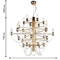 Подвесная люстра Favourite Golem 1893-30P - Превью изображения №2 — Интернет-магазин Time-Shop