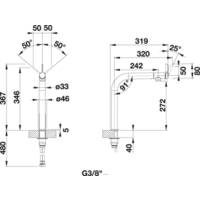 Смеситель Blanco Vonda 518435 (нержавеющая сталь) - Превью изображения №4 — Интернет-магазин Time-Shop