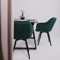 Кухонный стол Lepremo AV 1208 HPL+МДФ раздвижной 1200-1600x800 (черный тунис/черный) - Превью изображения №21 — Интернет-магазин Time-Shop