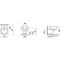 Биде Laufen Val 8302810003021 - Превью изображения №2 — Интернет-магазин Time-Shop