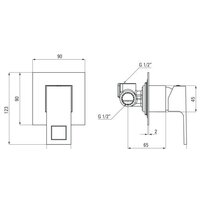 Смеситель Deante Anemon BBZ 044L - Превью изображения №4 — Интернет-магазин Time-Shop
