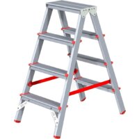 Лестница-стремянка Новая высота NV 312 двухсторонняя профессиональная 2x4 ступеней - Превью изображения №2 — Интернет-магазин Time-Shop