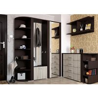 Комод Интерлиния Коламбия КЛ-10 (дуб венге/дуб серый) - Превью изображения №3 — Интернет-магазин Time-Shop