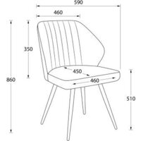 Стул Мамадома Michael-R1 360 (b05 Latte Lux/капучино) - Превью изображения №15 — Интернет-магазин Time-Shop