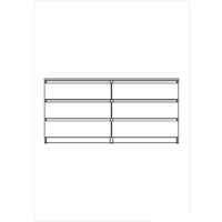 Комод Mio Tesoro Мальта 6 ящиков 160x76 2.05.02.060.1 (белый) - Превью изображения №4 — Интернет-магазин Time-Shop