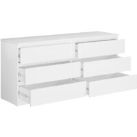 Комод Mio Tesoro Мальта 6 ящиков 160x76 2.05.02.060.1 (белый) - Превью изображения №2 — Интернет-магазин Time-Shop