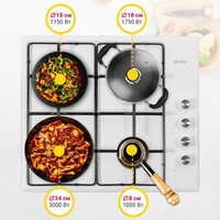 Варочная панель Simfer H60Q40W470 - Превью изображения №4 — Интернет-магазин Time-Shop