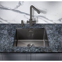 Кухонная мойка Milacio Denia 48 Steel MC.77449 (вороненая сталь) - Превью изображения №2 — Интернет-магазин Time-Shop