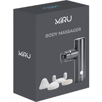 Перкуссионный массажер Miru BM-18 (4 насадки, серебристый) - Превью изображения №8 — Интернет-магазин Time-Shop