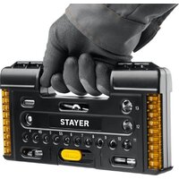 Набор трещотка с головками и битами Stayer 27760-H57 (57 предметов) - Превью изображения №8 — Интернет-магазин Time-Shop