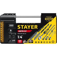 Набор трещотка с головками и битами Stayer 27760-H57 (57 предметов) - Превью изображения №14 — Интернет-магазин Time-Shop