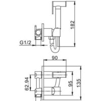 Гигиенический душ Haiba HB5515-7 - Превью изображения №2 — Интернет-магазин Time-Shop