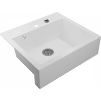 Кухонная мойка Kernau KGS I 60 1B Retro Pure White - Превью изображения №2 — Интернет-магазин Time-Shop