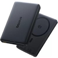 Внешний аккумулятор Baseus PicoGo AM52 Slim Qi2.2 Magnetic Power Bank 45W 10000mAh (черный) - Превью изображения №2 — Интернет-магазин Time-Shop