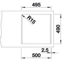 Кухонная мойка Blanco Pleon 5 523677 (серый камень) - Превью изображения №4 — Интернет-магазин Time-Shop