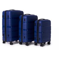 Чемодан-спиннер Pride РР-9802 (S, синий) - Превью изображения №5 — Интернет-магазин Time-Shop