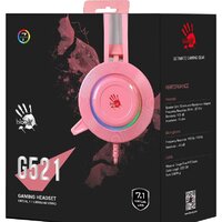 Наушники A4Tech Bloody G521 (розовый) - Превью изображения №3 — Интернет-магазин Time-Shop