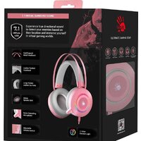 Наушники A4Tech Bloody G521 (розовый) - Превью изображения №4 — Интернет-магазин Time-Shop