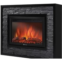 Портал Firelight Loft 30 (камень черный/черная эмаль) - Превью изображения №2 — Интернет-магазин Time-Shop